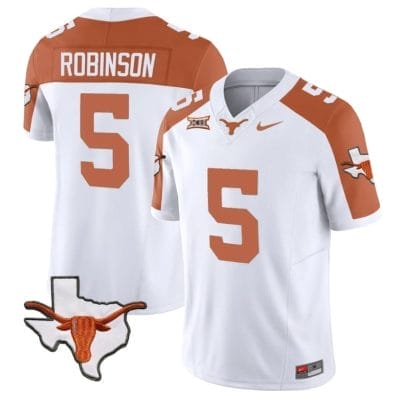 Bijan Robinson Jersey #5 Texas Longhorn Vapor Limited College Football Inverted 8 Bijan Robinson Jersey #5 Texas Longhorn Vapor Limited College Football Inverted