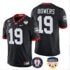 Brock Bowers Jersey #19 Georgia Bulldogs Orange Bowl Patch Football Stitched Black 5 Brock Bowers Jersey #19 Georgia Bulldogs Orange Bowl Patch Football Stitched Black