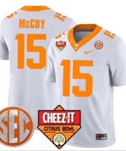 Bru McCoy Jersey #15 Tennessee Volunteers Football Cheez It Citrus Bowl Patch White