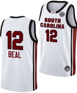 Brea Beal Jersey #12 South Carolina Gamecocks College Basketball 2023-24 White