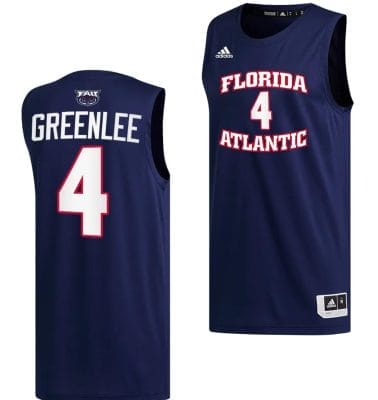 Bryan Greenlee Jersey #4 FAU Owls College Basketball Replica Navy 8 Bryan Greenlee Jersey #4 FAU Owls College Basketball Replica Navy