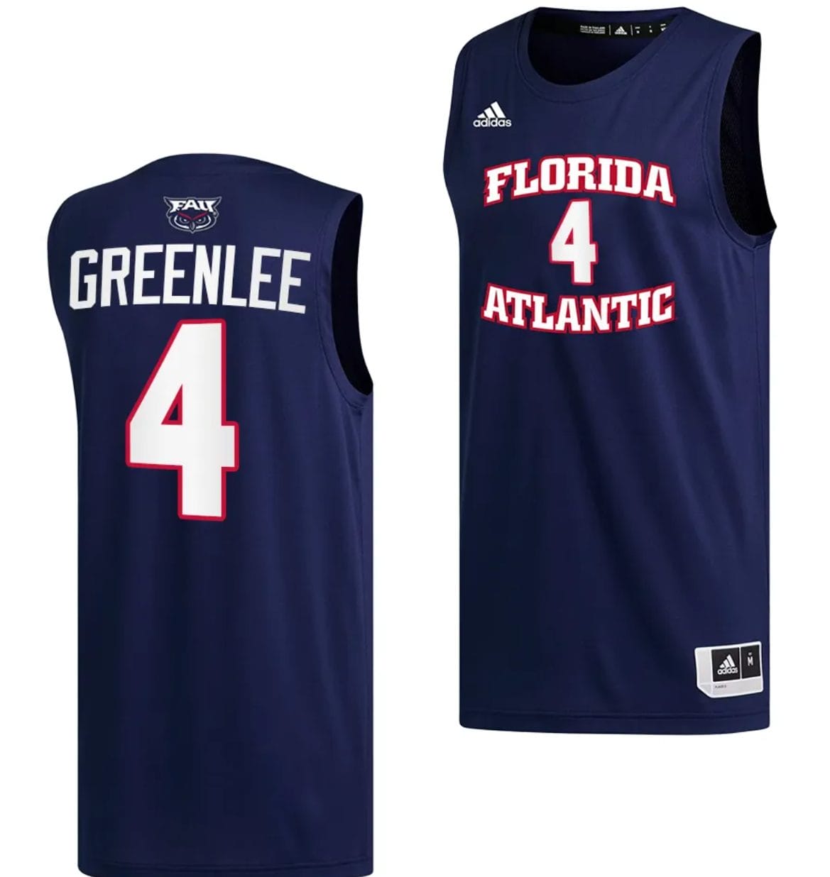 Bryan Greenlee Jersey #4 FAU Owls College Basketball Replica Navy 1 Bryan Greenlee Jersey #4 FAU Owls College Basketball Replica Navy