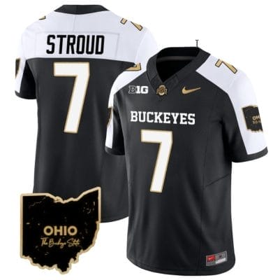 CJ Stroud Jersey #7 Ohio State Buckeyes College Football Stitched Special Vapor Limited Alternate 8 CJ Stroud Jersey #7 Ohio State Buckeyes College Football Stitched Special Vapor Limited Alternate