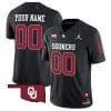 Custom Oklahoma Sooners Jersey Name and Number Vapor Limited College Football Stitched Black