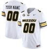 Custom Missouri Tigers Jersey Name and Number Vapor Limited College Football Stitched White
