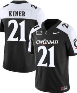 Corey Kiner Jersey #21 Cincinnati Bearcats Vapor Limited College Football All Stitched Black Alternate