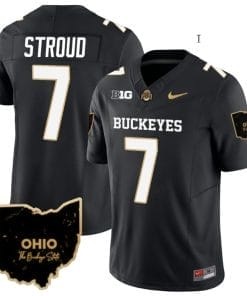 CJ Stroud Jersey #7 Ohio State Buckeyes College Football Stitched Special Vapor Limited Black