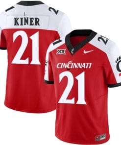 Corey Kiner Jersey #21 Cincinnati Bearcats Vapor Limited College Football All Stitched Red Alternate