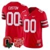 Custom Ohio State Jersey Name and Number College Football Stitched Logo Patch Scarlet