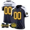 Custom Michigan Wolverines Jersey Name and Number 1000 Wins Patch Vapor College Football Navy Alternate 4 Custom Michigan Wolverines Jersey Name and Number 1000 Wins Patch Vapor College Football Navy Alternate