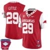 Cam Little Jersey #29 Arkansas Razorback Football Arkansas Patch White Sleeves