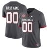 Custom Arkansas Razorback Jersey Name and Number Football All Stitched Gray