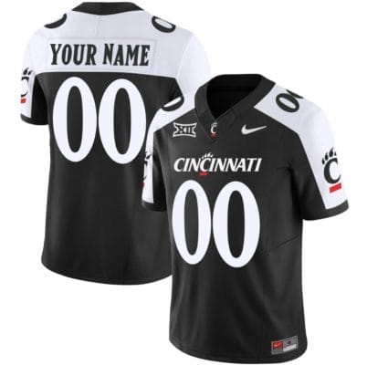 Custom Cincinnati Bearcats Jersey Name and Number Vapor Limited College Football All Stitched Black Alternate