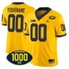 Custom Michigan Wolverines Jersey Name and Number 1000 Wins Patch Football Yellow 5 Custom Michigan Wolverines Jersey Name and Number 1000 Wins Patch Football Yellow