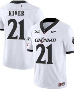 Corey Kiner Jersey #21 Cincinnati Bearcats Vapor Limited College Football All Stitched White