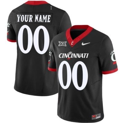Custom Cincinnati Bearcats Jersey Name and Number Vapor Limited College Football All Stitched Black