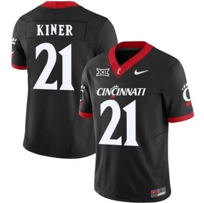 Corey Kiner Jersey #21 Cincinnati Bearcats Vapor Limited College Football All Stitched Black