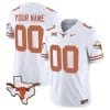 Custom Texas Longhorn Jersey Name and Number Vapor Limited College Football Stitched White