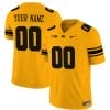 Custom Iowa Hawkeyes Jersey Name and Number Vapor Limited Football Gold