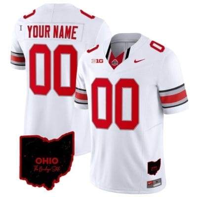 Custom Ohio State Jersey Name and Number Vapor Limited College Football Stitched Ohio Patch White 8 Custom Ohio State Jersey Name and Number Vapor Limited College Football Stitched Ohio Patch White