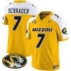 Cody Schrader Jersey #7 Missouri Tigers Vapor Limited College Football Stitched Gold Alternate 4 Cody Schrader Jersey #7 Missouri Tigers Vapor Limited College Football Stitched Gold Alternate