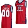 Custom FAU Owls Jersey Name and Number College Basketball Replica Red