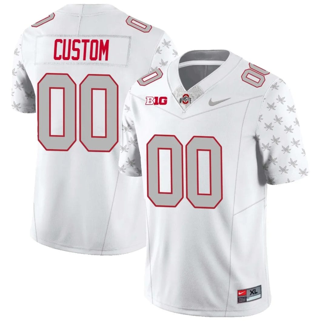 Custom Ohio State Jersey Name and Number Football Stitched Style 1 White Special 1 Custom Ohio State Jersey Name and Number Football Stitched Style 1 White Special