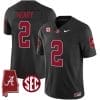 Derrick Henry Jersey #9 Alabama Crimson Tide Vapor Stitched Football Alabama Map Black