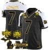 Donovan Edwards Jersey #7 Michigan Wolverines 2023 Big Ten Back to Back Champions Patch Stitched Gold Alternate 4 Donovan Edwards Jersey #7 Michigan Wolverines 2023 Big Ten Back to Back Champions Patch Stitched Gold Alternate