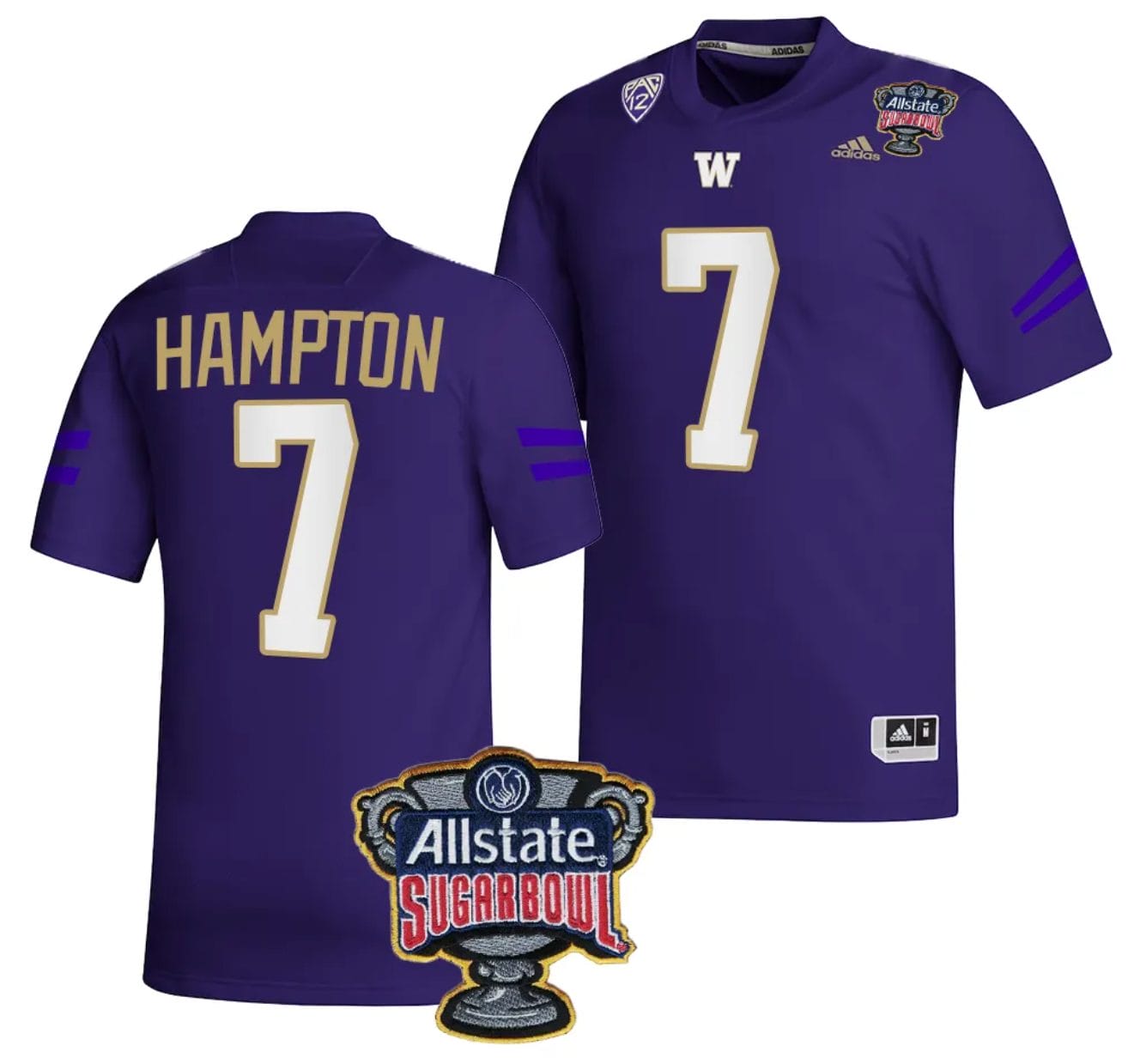 Dominique Hampton Jersey #7 Washington Huskies Allstate Sugar Bowl Patch 2024 College Football Purple 1 Dominique Hampton Jersey #7 Washington Huskies Allstate Sugar Bowl Patch 2024 College Football Purple