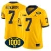 Donovan Edwards Jersey #7 Michigan Wolverines 1000 Wins Patch College Football Yellow