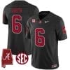 DeVonta Smith Jersey #6 Alabama Crimson Tide Vapor Stitched Football Alabama Map Black 4 DeVonta Smith Jersey #6 Alabama Crimson Tide Vapor Stitched Football Alabama Map Black