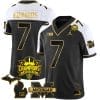 Donovan Edwards Jersey #7 Michigan Wolverines 2023 Big Ten Champions Patch Stitched Gold Alternate 4 Donovan Edwards Jersey #7 Michigan Wolverines 2023 Big Ten Champions Patch Stitched Gold Alternate