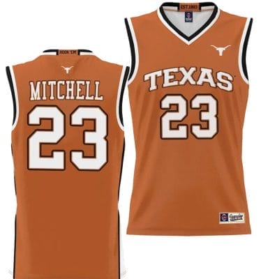 Dillon Mitchell Jersey #23 Texas Longhorns NIL College Basketball Lightweight Orange 8 Dillon Mitchell Jersey #23 Texas Longhorns NIL College Basketball Lightweight Orange