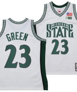 Draymond Green Jersey #23 Michigan State Spartans 125th Basketball Anniversary 1999 Throwback White