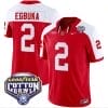 Emeka Egbuka Jersey #2 Ohio State Buckeyes Cotton Bowl Patch Vapor Football Red Alternate 4 Emeka Egbuka Jersey #2 Ohio State Buckeyes Cotton Bowl Patch Vapor Football Red Alternate
