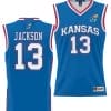 Elmarko Jackson Jersey #13 Kansas Jayhawks NIL College Basketball Lightweight Royal 5 Elmarko Jackson Jersey #13 Kansas Jayhawks NIL College Basketball Lightweight Royal
