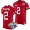 Emeka Egbuka Jersey #2 Ohio State Buckeyes Cotton Bowl Patch 2023 Football Scarlet