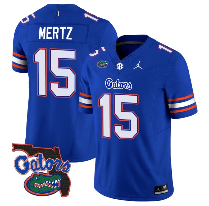 Graham MertzJersey #15 Florida Gators Vapor Limited Florida Map College Football Royal 1 Graham MertzJersey #15 Florida Gators Vapor Limited Florida Map College Football Royal