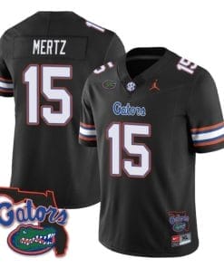 Graham Mertz Jersey #15 Florida Gators Vapor Limited College Football Black