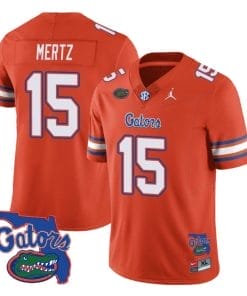 Graham Mertz Jersey #15 Florida Gators Vapor Limited College Football Orange