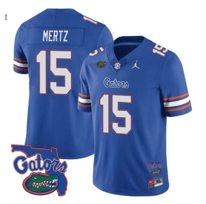 Graham Mertz Jersey #15 Florida Gators Vapor Limited College Football Royal 8 Graham Mertz Jersey #15 Florida Gators Vapor Limited College Football Royal