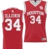 Hakeem Olajuwon Jersey #34 Houston Cougars NIL College Basketball Lightweight Red 4 Hakeem Olajuwon Jersey #34 Houston Cougars NIL College Basketball Lightweight Red