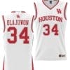 Hakeem Olajuwon Jersey #34 Houston Cougars NIL College Basketball Lightweight White