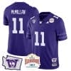 Jalen McMillan Jersey #11 Washington Huskies Alamo Bowl Patch Football Purple