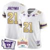 Joe Jarzynka Jersey #21 Washington Huskies Alamo Bowl Patch Football Husky Royalty 4 Joe Jarzynka Jersey #21 Washington Huskies Alamo Bowl Patch Football Husky Royalty