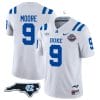 Jaquez Moore Jersey #9 Duke Blue Devils Football Limited White NC State