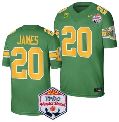 Jordan James Jersey #20 Oregon Ducks Fiesta Bowl Patch 2024 Football Playoff Green 8 Jordan James Jersey #20 Oregon Ducks Fiesta Bowl Patch 2024 Football Playoff Green