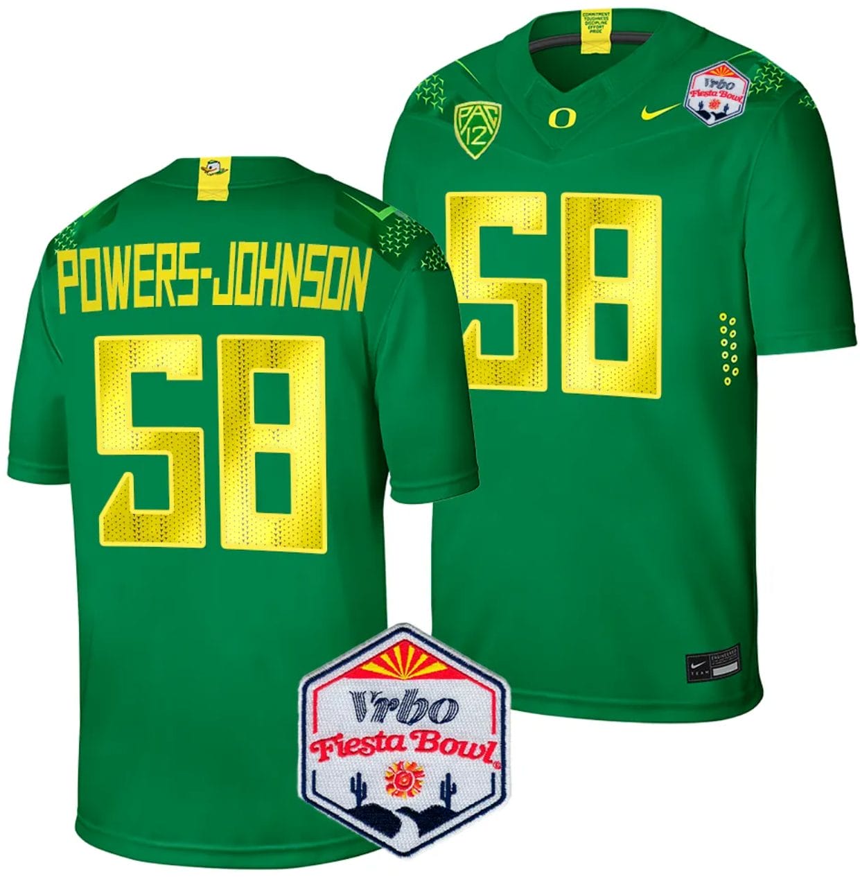 Jackson Powers Johnson Jersey #58 Oregon Ducks Fiesta Bowl Patch 2024 Football Green 1 Jackson Powers Johnson Jersey #58 Oregon Ducks Fiesta Bowl Patch 2024 Football Green