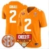 Jabari Small Jersey #2 Tennessee Volunteers Football Cheez It Citrus Bowl Patch Orange